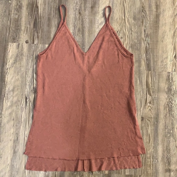 Urban Outfitters Project Social T Tank MAUVE Spaghetti Cami V Neck - Picture 1 of 3